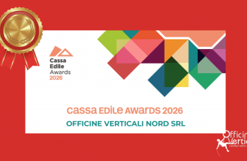 Officine Verticali Nord premiata con il Bollino Cassa Edile Awards 2026