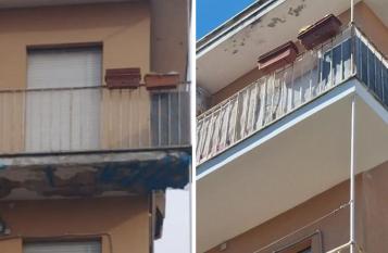 Ripristino di un balcone fortemente ammalorato: veloce, economico, senza disagi. - CONSIDERA I VANTAGGI DI UN INTERVENTO SU FUNE