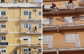 Messa in sicurezza della facciata di un immobile: veloce, economico, senza disagi. - CONSIDERA I VANTAGGI DI UN INTERVENTO SU FUNE