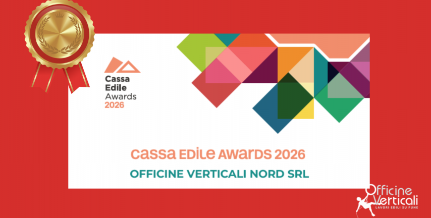 Officine Verticali Nord premiata con il Bollino Cassa Edile Awards 2026